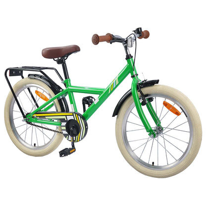 Bicicletta per Bambini 24 Pollici per 8-12 anni Verde | homemem39