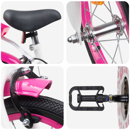 Bicicletta per Bambini 12 Pollici per bambini di 2-4 anni Rosa | homemem39