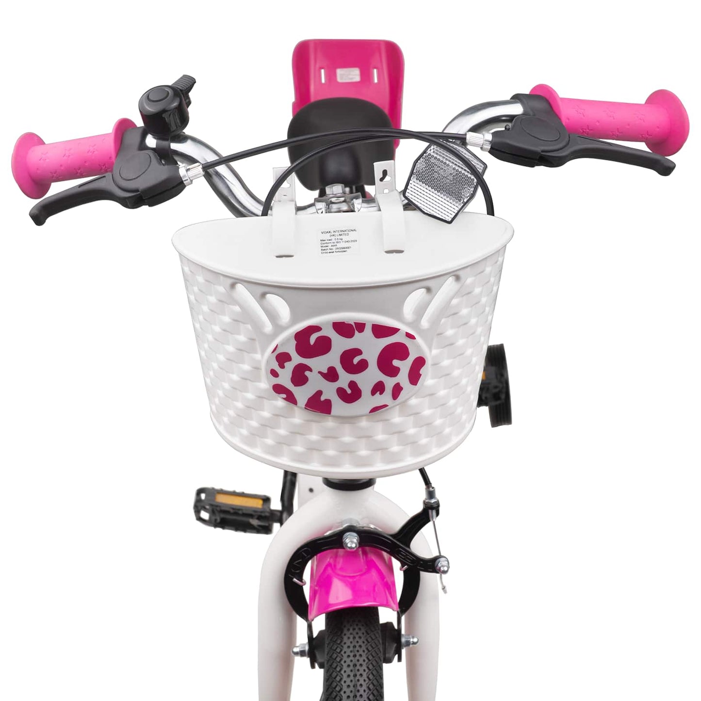 Bicicletta per Bambini 12 Pollici per bambini di 2-4 anni Rosa