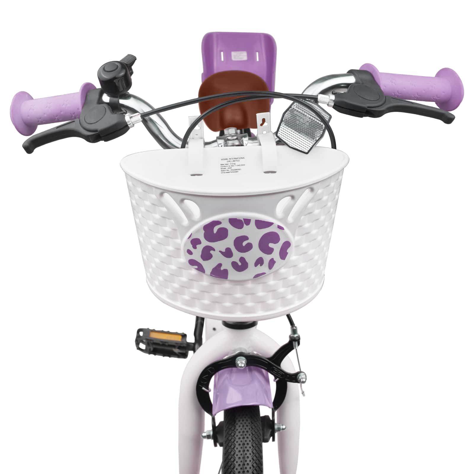 Bicicletta per Bambini 12 Pollici per bambini di 2-4 anni Viola | homemem39