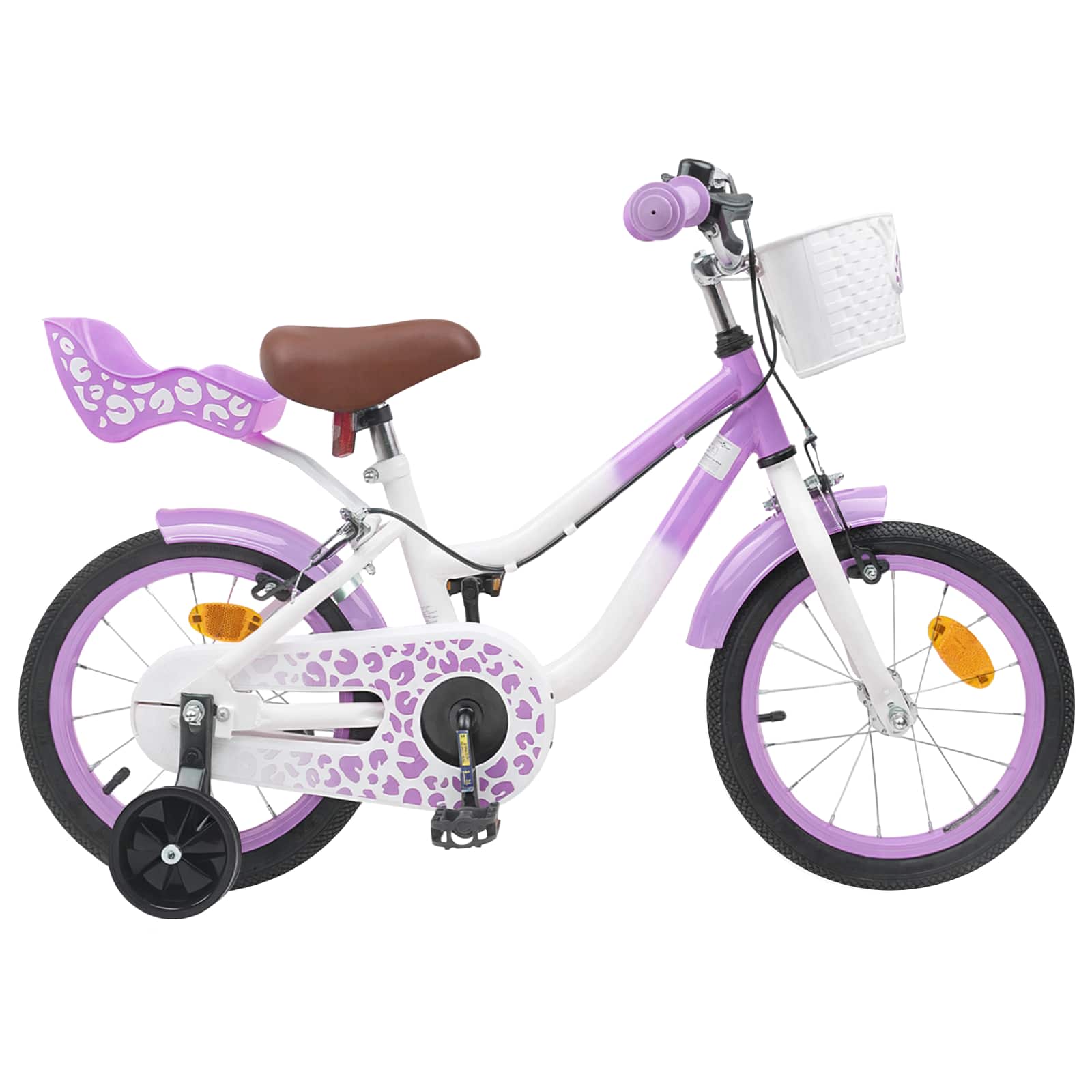 Bicicletta per Bambini 12 Pollici per bambini di 2-4 anni Viola | homemem39