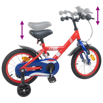 Bicicletta per Bambini 12 Pollici per bambini di 2-4 anni Rosso | homemem39