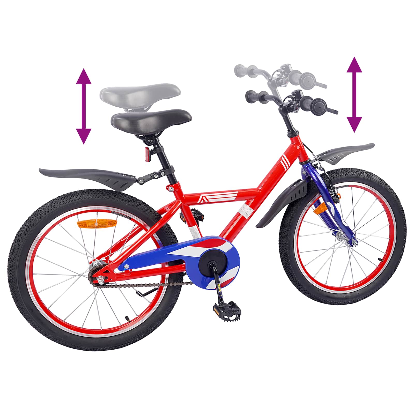 Bicicletta per Bambini 18 Pollici per bambini dai 5 ai 7 anni | homemem39