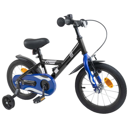 Bicicletta per Bambini 12 Pollici per bambini di 2-4 anni Nero
