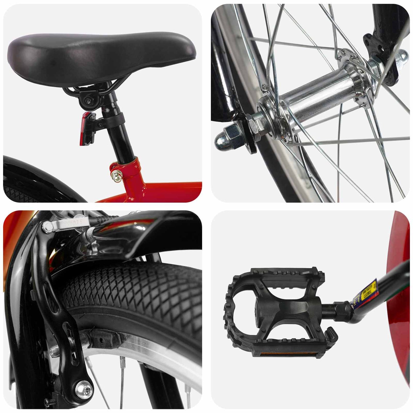 Bicicletta per Bambini 18 Pollici per bambini dai 5 ai 7 anni | homemem39