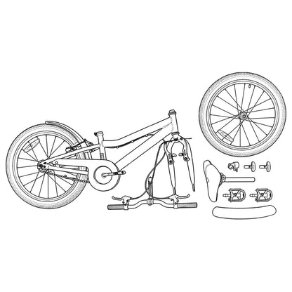 Bicicletta per Bambini 20 Pollici