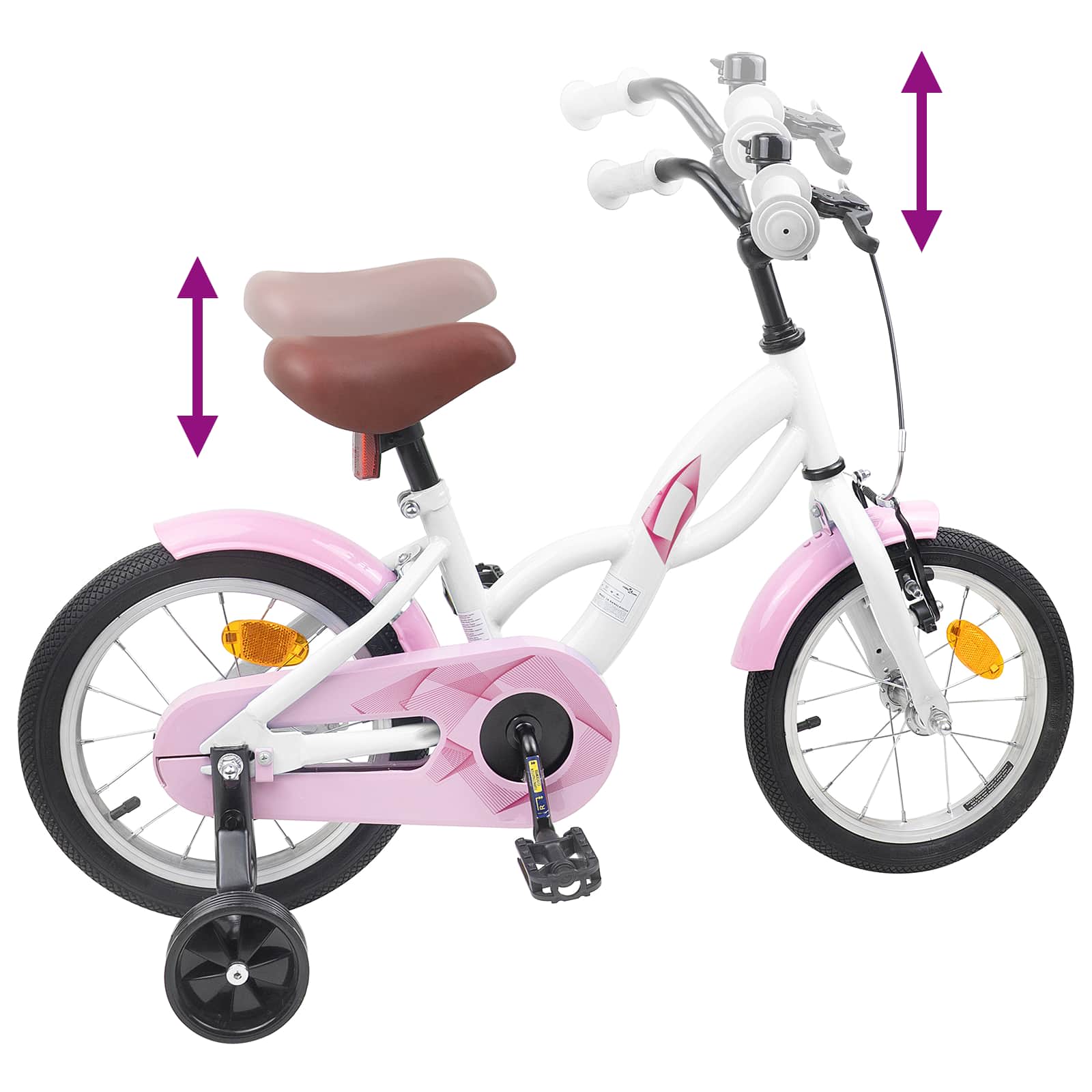 Bicicletta per Bambini 12 Pollici per bambini di 2-4 anni | homemem39