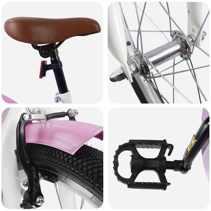 Bicicletta per Bambini 18 Pollici per bambini dai 5 ai 7 anni | homemem39