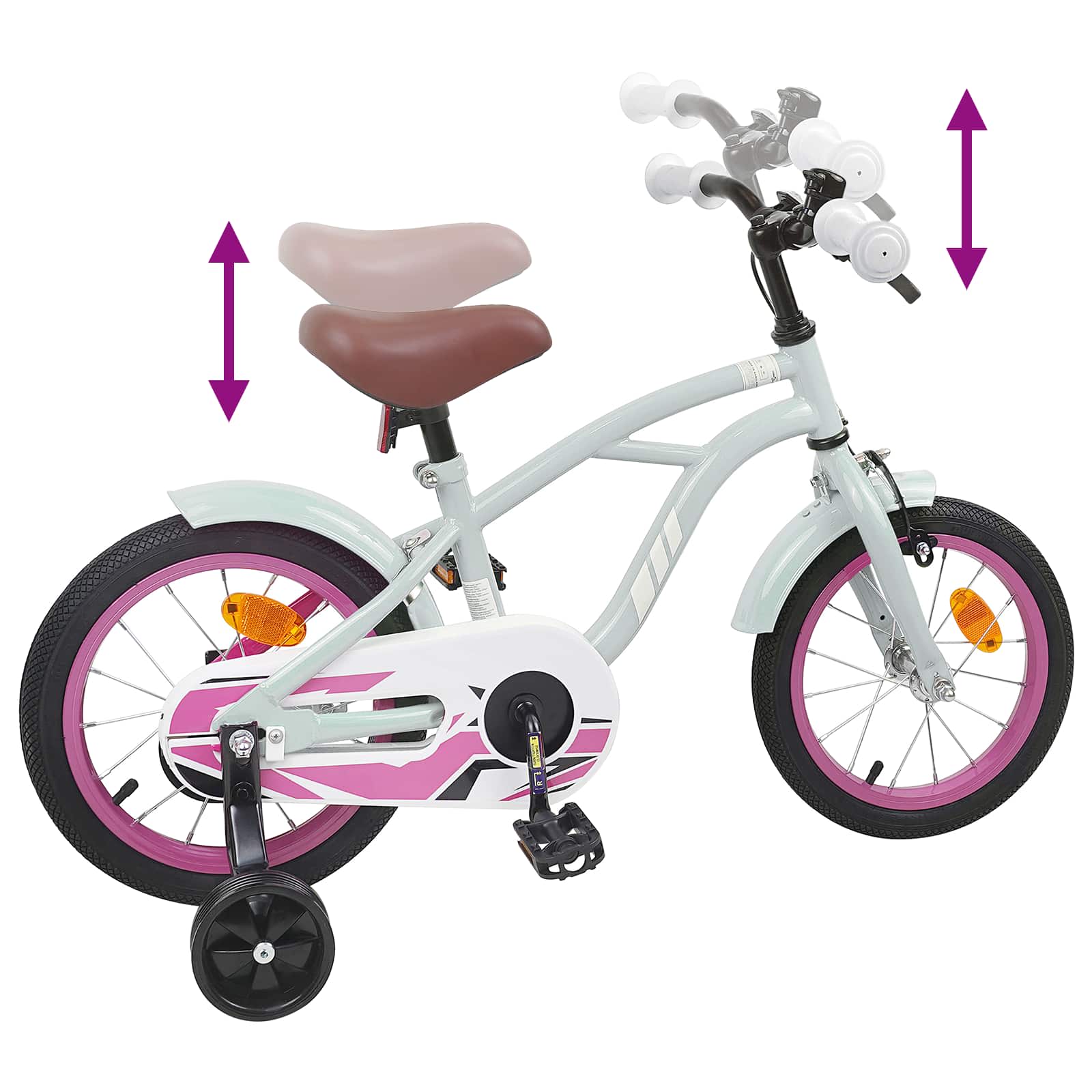 Bicicletta per Bambini 12 Pollici per bambini di 2-4 anni | homemem39