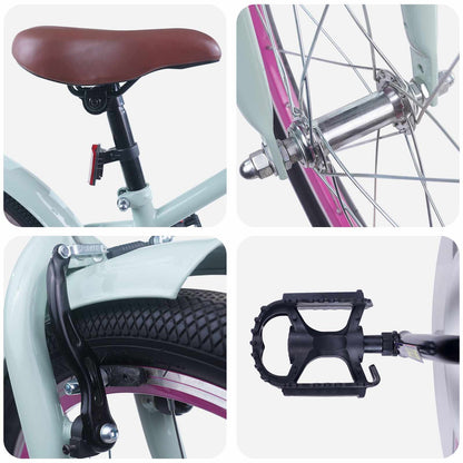 Bicicletta per Bambini 18 Pollici per bambini dai 5 ai 7 anni | homemem39