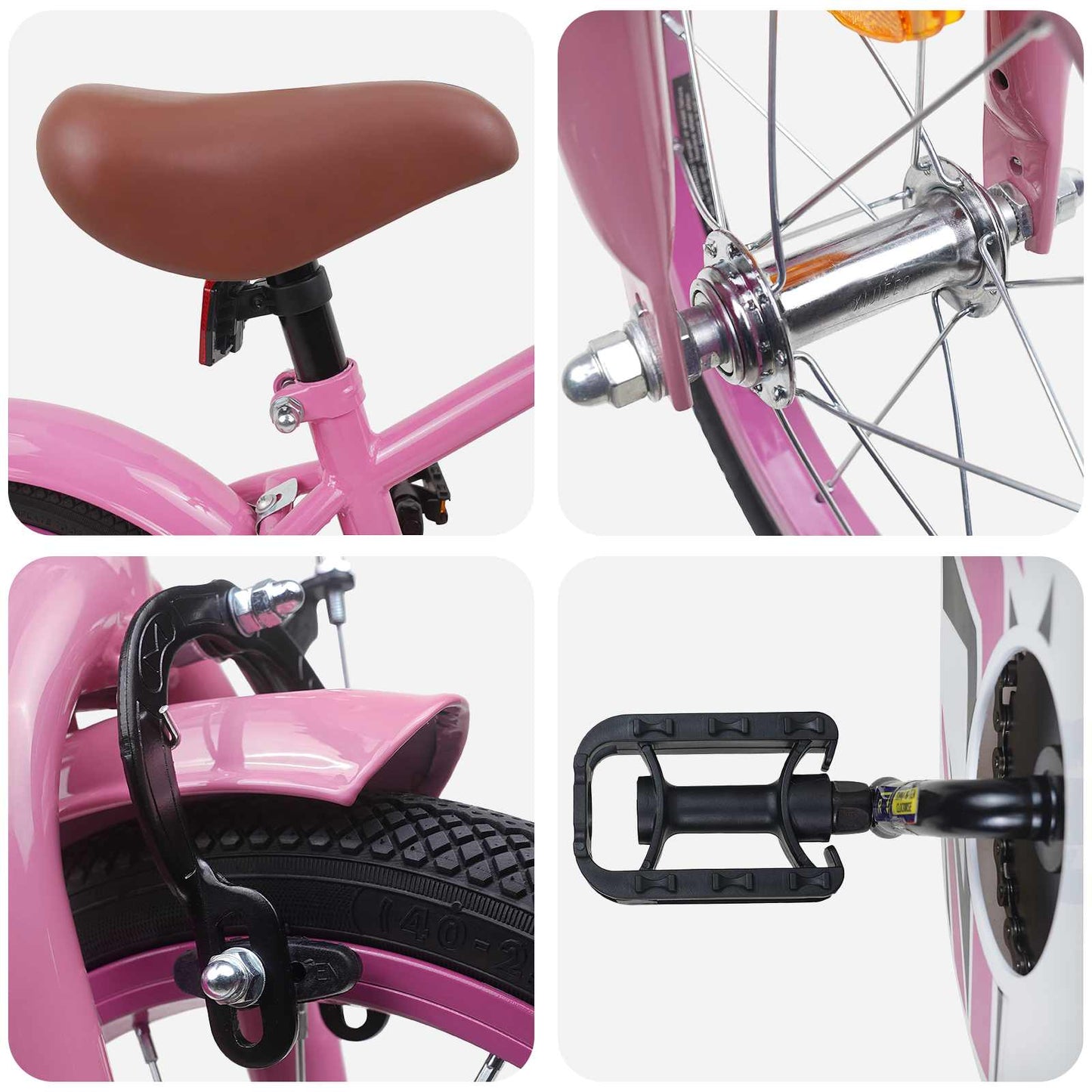 Bicicletta per Bambini 16 Pollici per bambini di 4-6 anni | homemem39