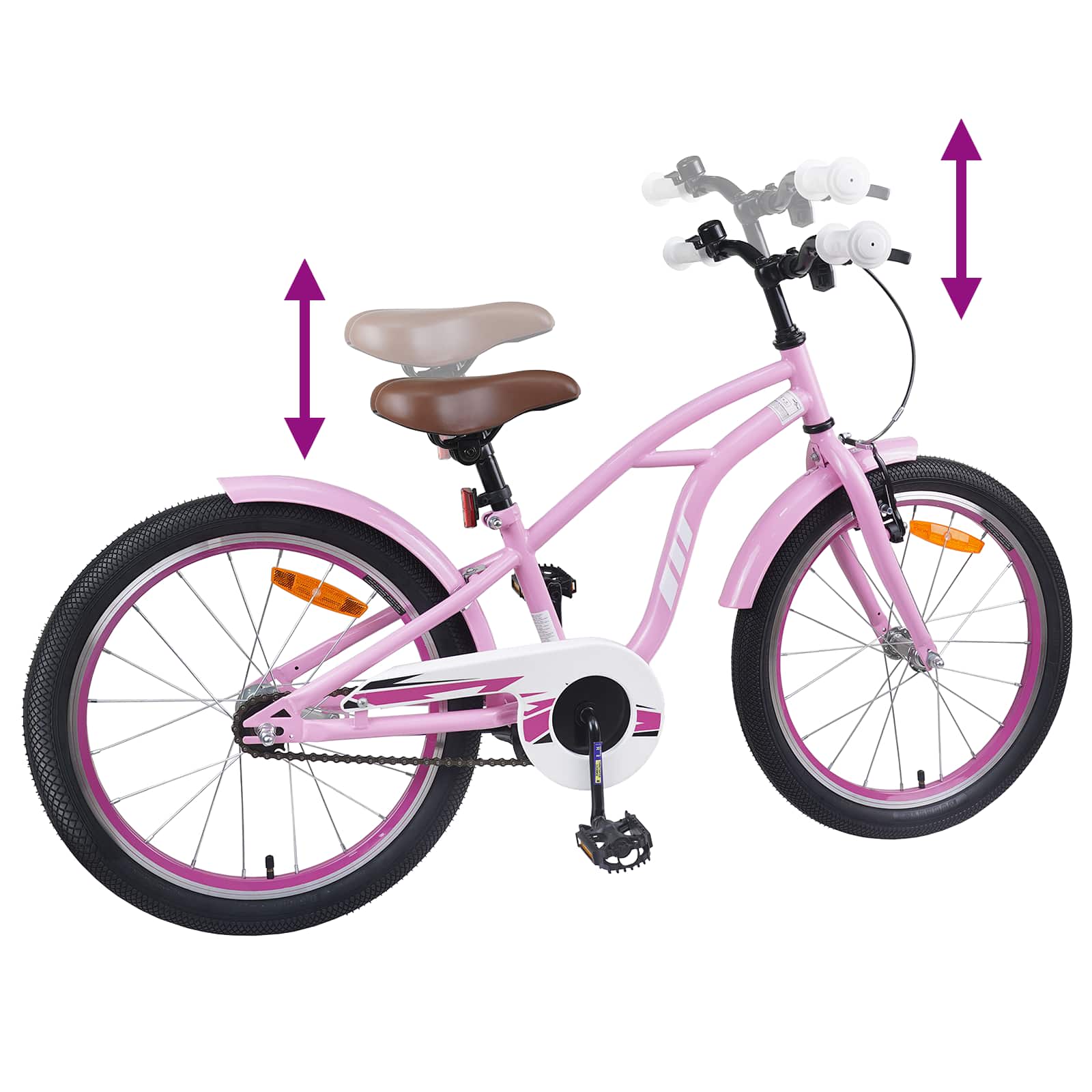 Bicicletta per Bambini 18 Pollici per bambini dai 5 ai 7 anni | homemem39