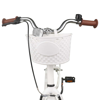 Bicicletta per Bambini 20 Pollici 6-11 Bianco | homemem39