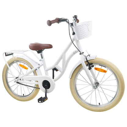 Bicicletta per Bambini 20 Pollici 6-11 Bianco | homemem39