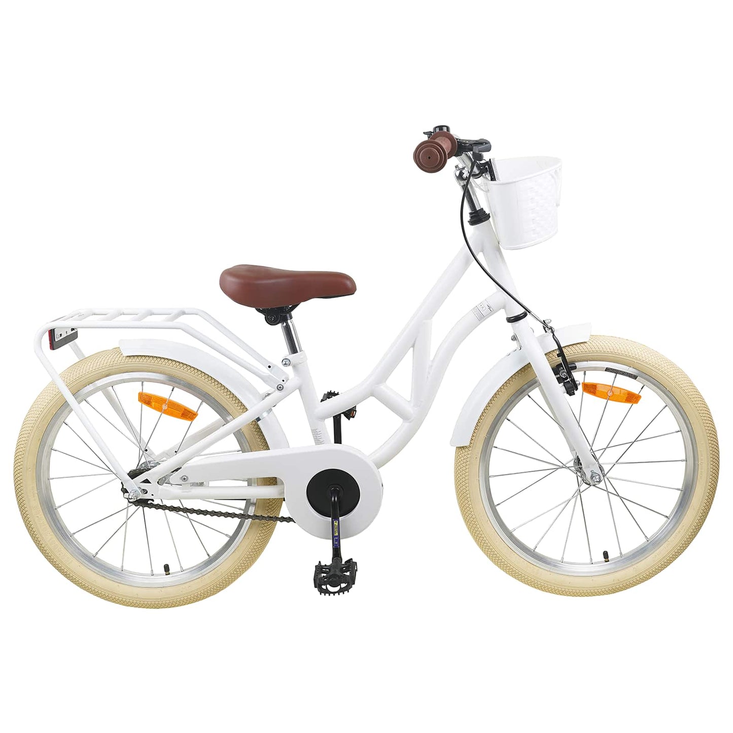 Bicicletta per Bambini 20 Pollici 6-11 Bianco | homemem39