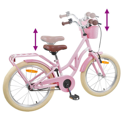 Bicicletta per Bambini 24 Pollici per 8-12 anni Rosa chiaro | homemem39