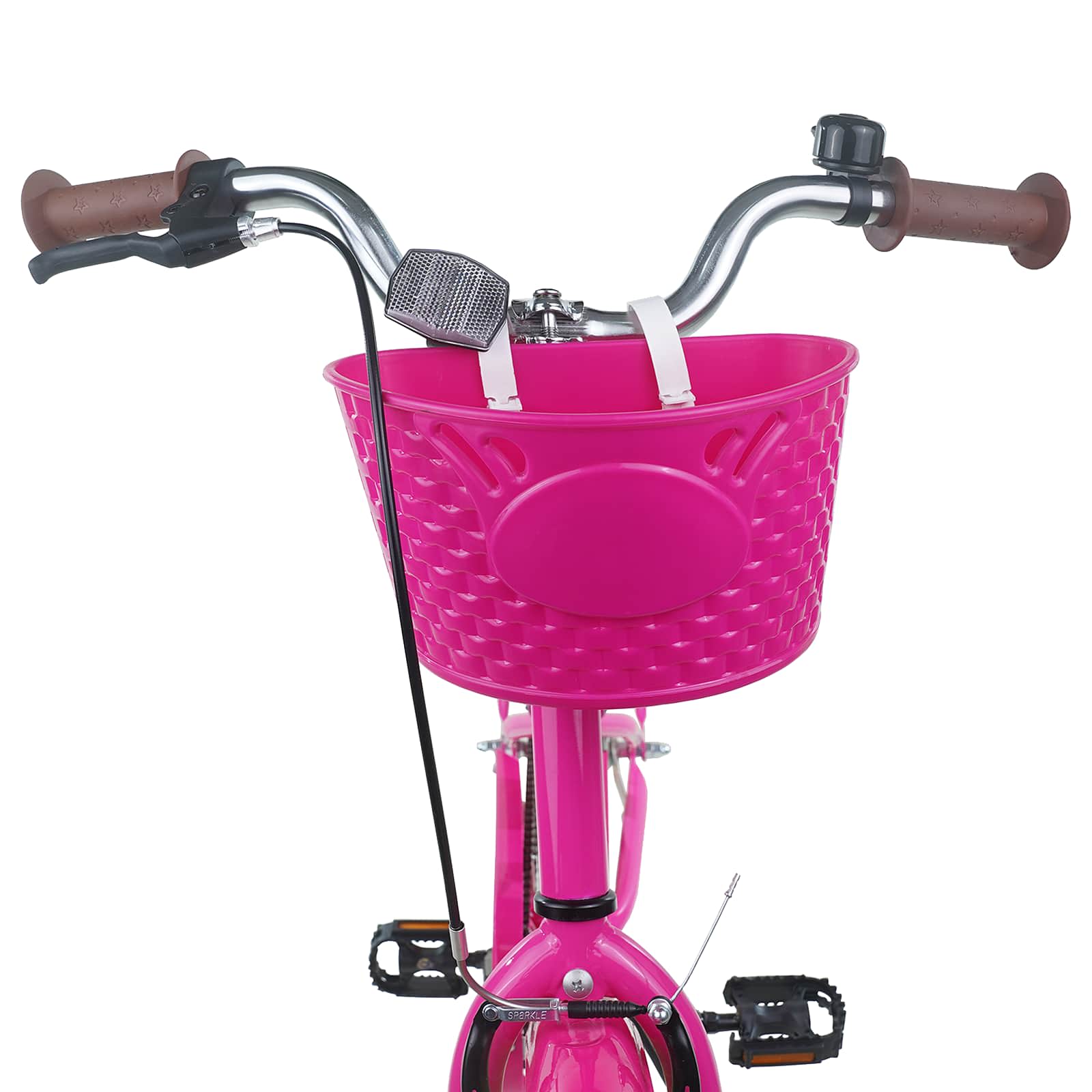 Bicicletta per Bambini 24 Pollici per 8-12 anni Rosa scuro | homemem39