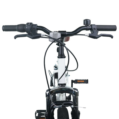 Mountain Bike 20 Pollici 6-Velocità per 5-8 anni Bianco | homemem39
