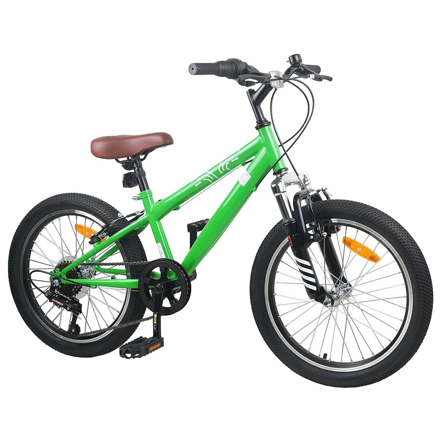 Mountain Bike 20 Pollici 6-Velocità per 5-8 anni Verde | homemem39