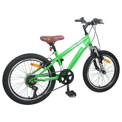 Mountain Bike 20 Pollici 6-Velocità per 5-8 anni Verde | homemem39