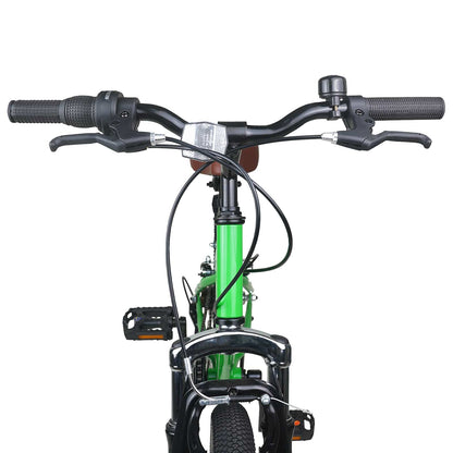 Mountain Bike 24 Pollici 6-Velocità per 8-12 anni Verde | homemem39