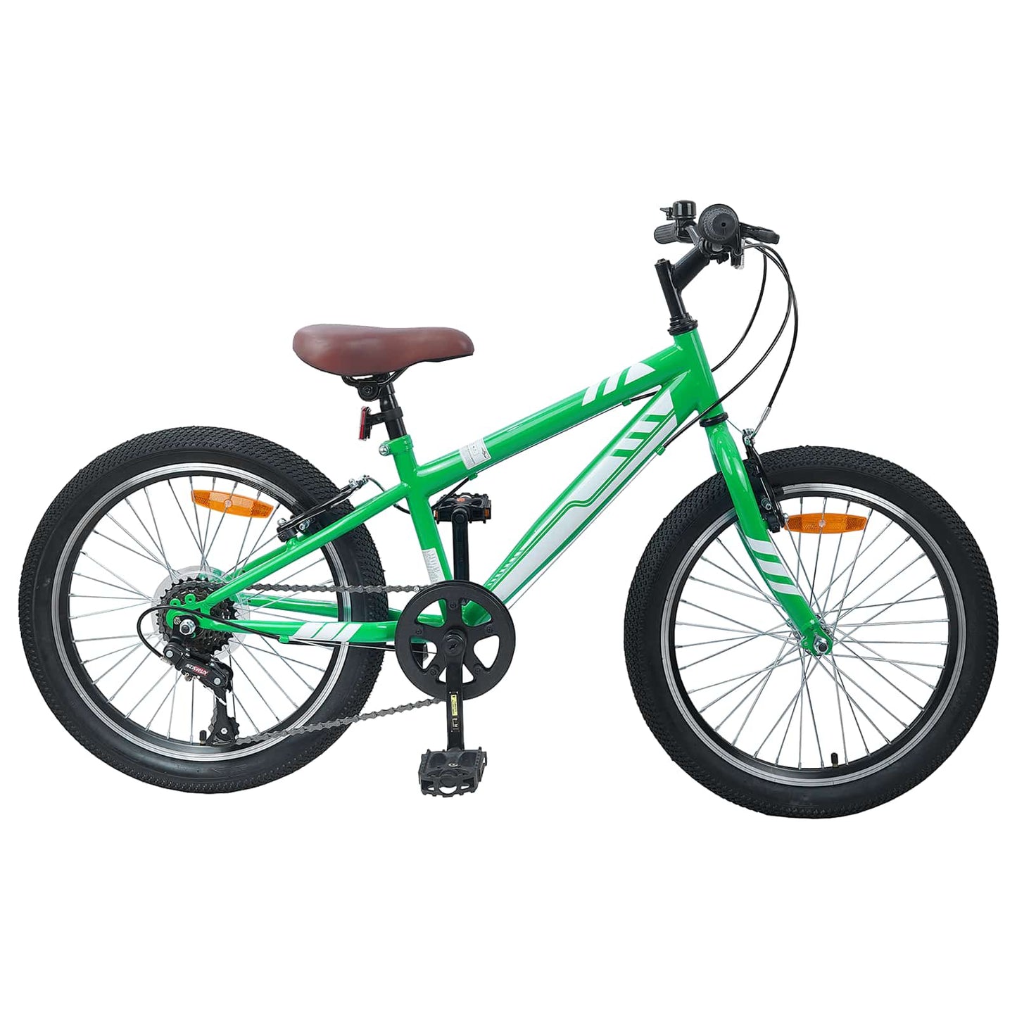 Mountain Bike 20 Pollici 6-Speed per bambini di 5-8 anni Verde | homemem39
