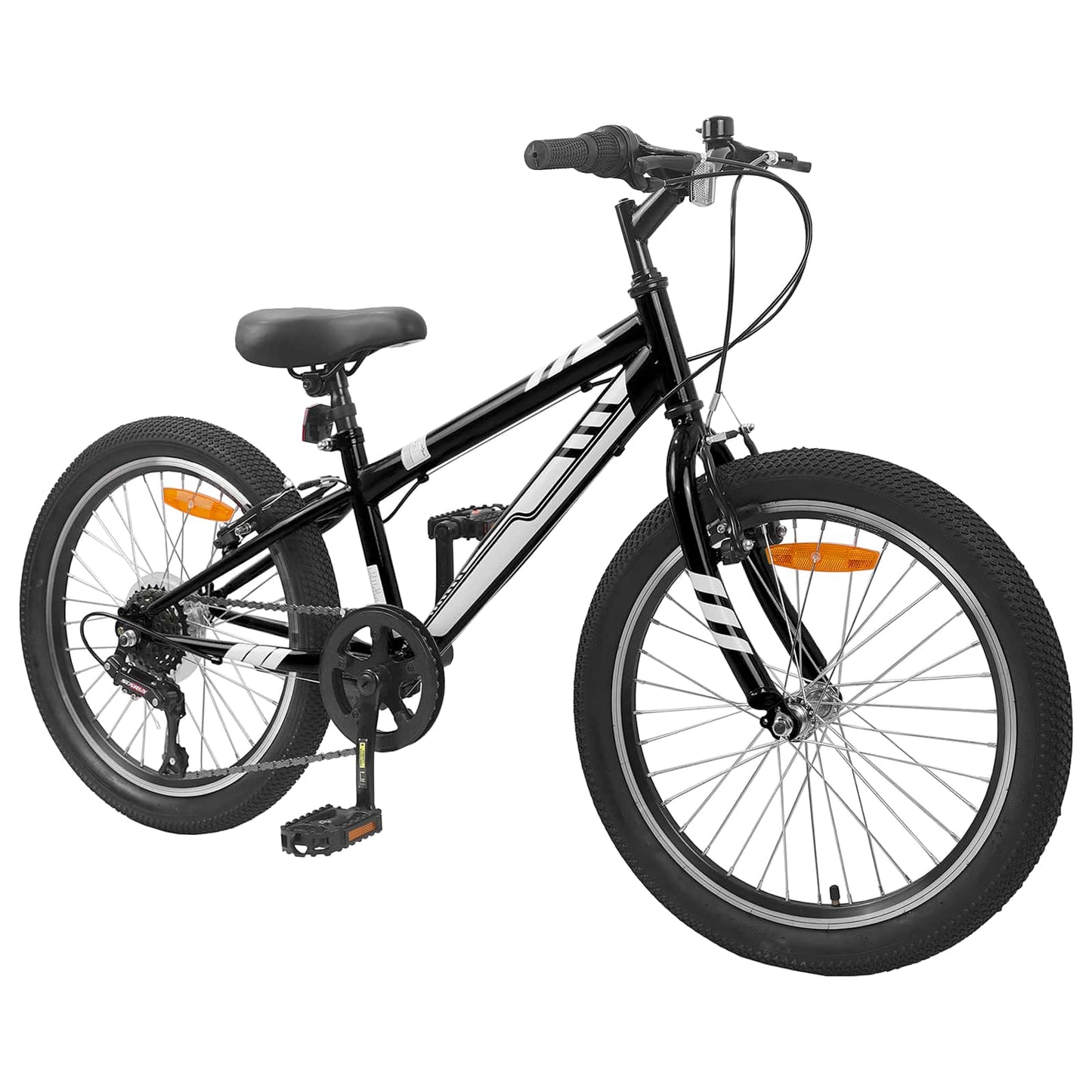 Mountain Bike 20 Pollici 6-Speed per 5-8 anni Nero