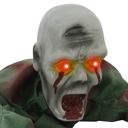 Zombie strisciante di Halloween Verde 112 x 25.5 x 21.5 cm