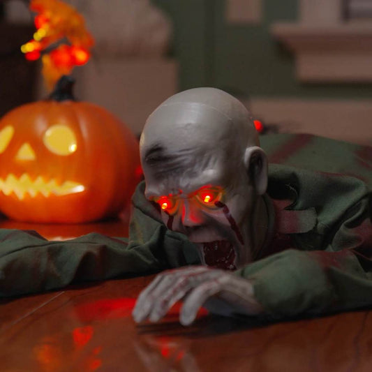 Zombie strisciante di Halloween Verde 112 x 25.5 x 21.5 cm