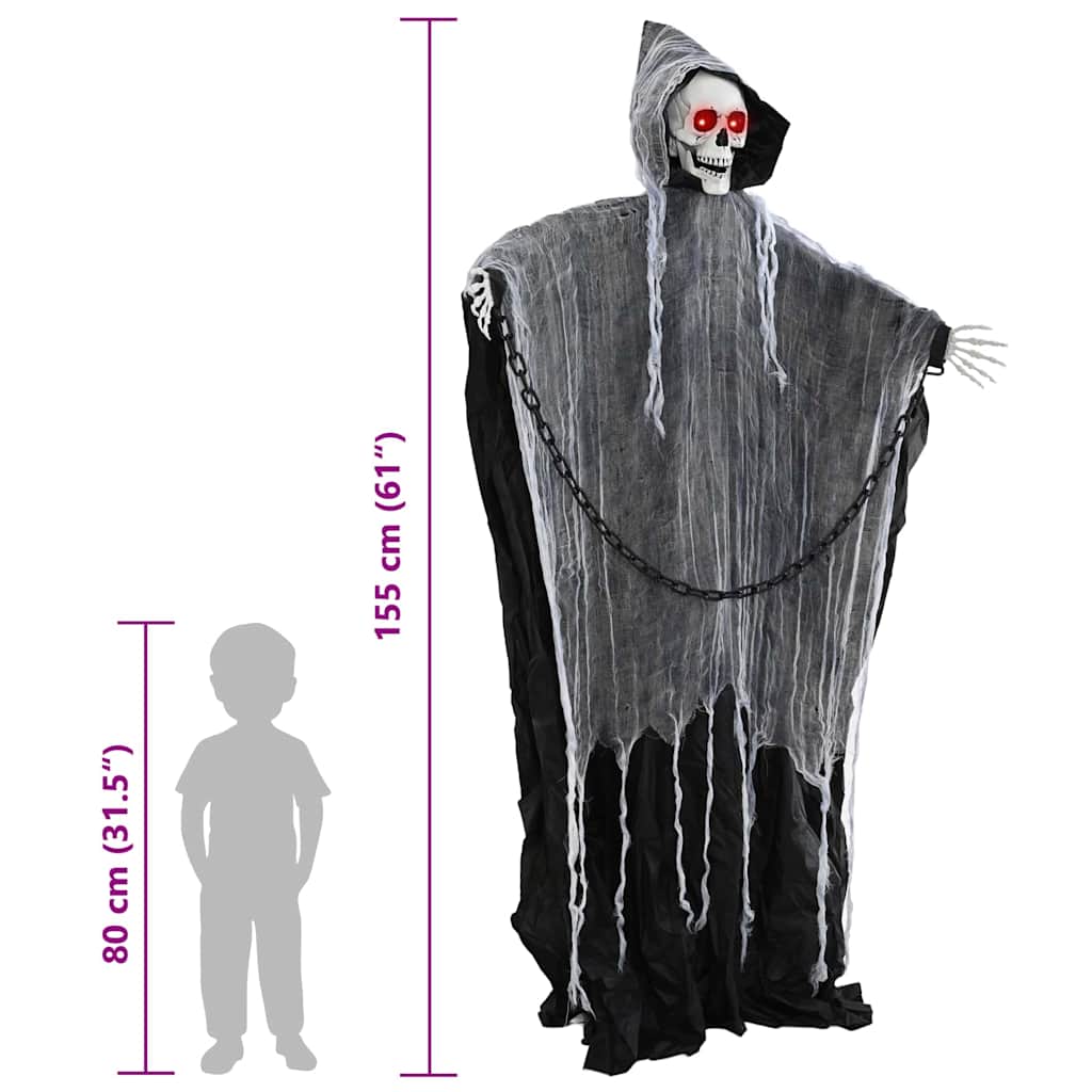 Halloween Grim Reaper Nero 60 x 60 x 155 cm Poliestere