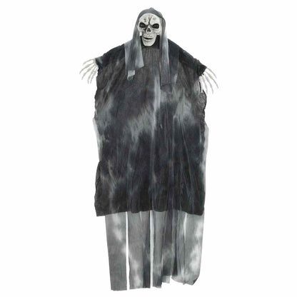 Fantasma appeso di Halloween 3 pz Nero 66 x 110 cm Poliestere