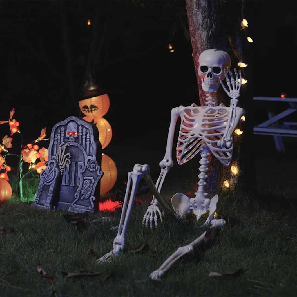 Scheletro di Halloween 2 pcs Bianco 85 cm PVC