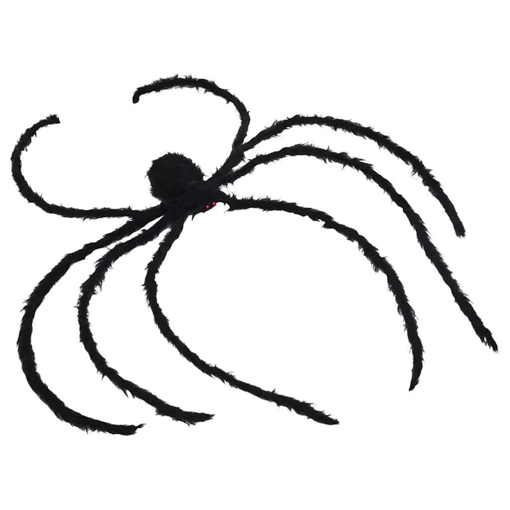 Decorazione Ragno di Halloween 3 pcs Nero 200 cm