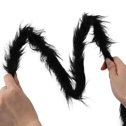 Decorazione Ragno di Halloween 3 pcs Nero 200 cm