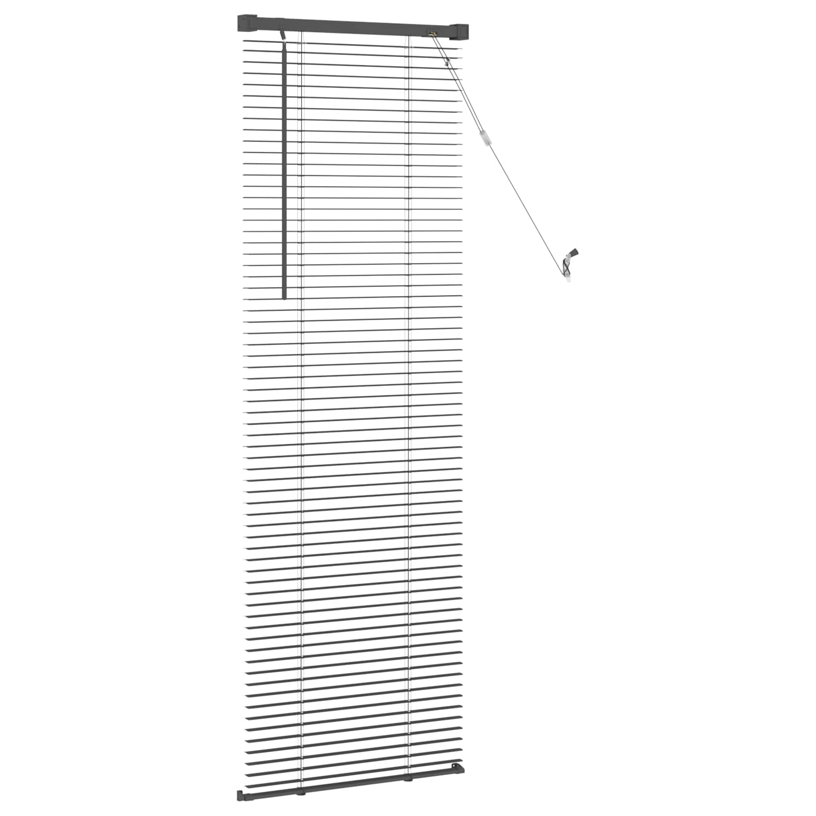Tenda Veneziana Grigio Argento 150 x 60 cm 25 mm PVC | homemem39
