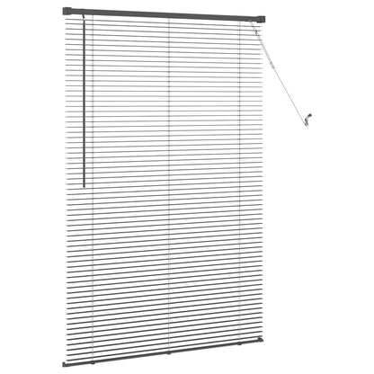 Tenda Veneziana Grigio Argento 150 x 70 cm 25 mm PVC | homemem39