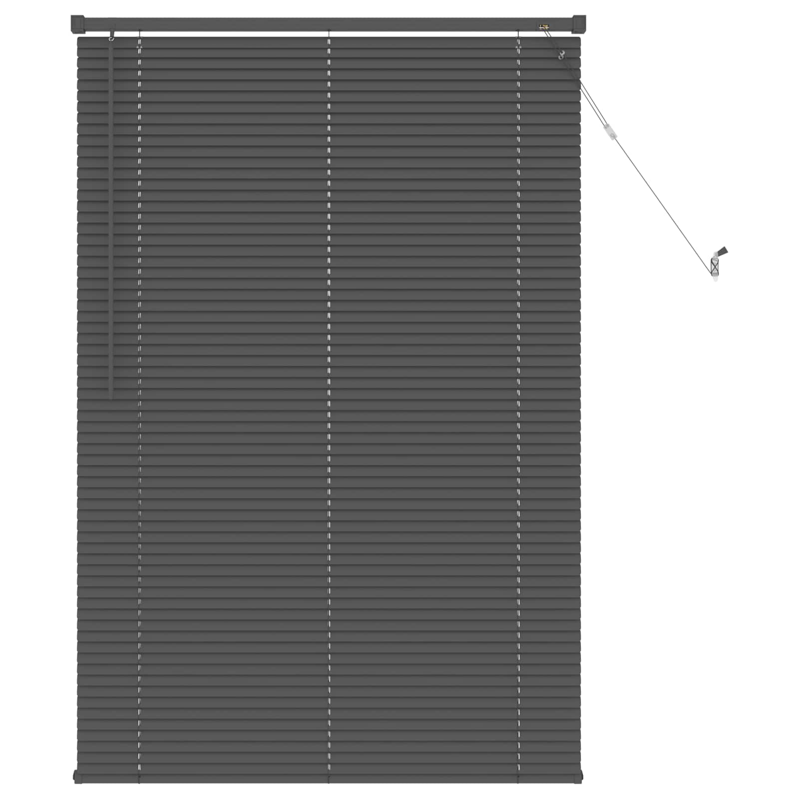 Tenda Veneziana Grigio Argento 150 x 80 cm 25 mm PVC | homemem39
