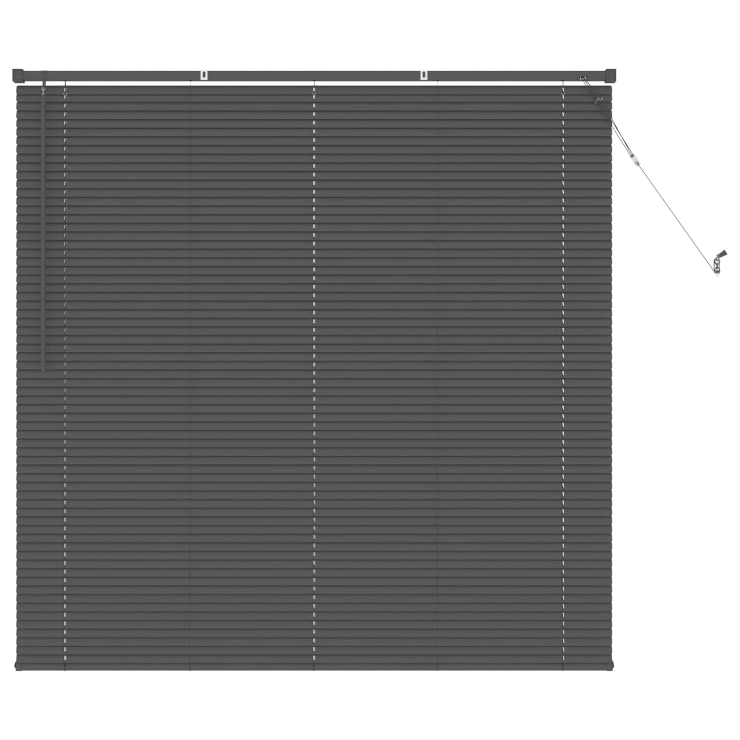 Tenda Veneziana Grigio Argento 150 x 150 cm 25 mm PVC | homemem39