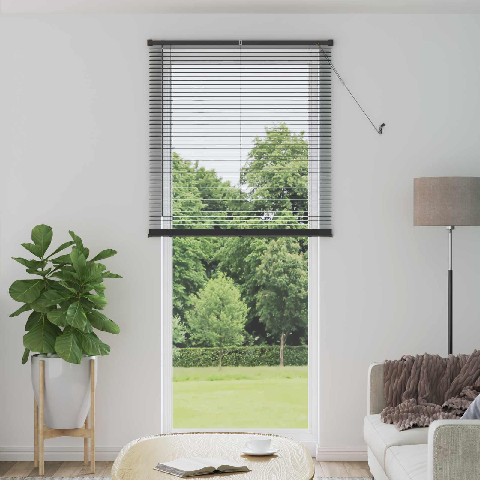 Tenda Veneziana Grigio Argento 213 x 70 cm 25 mm PVC | homemem39