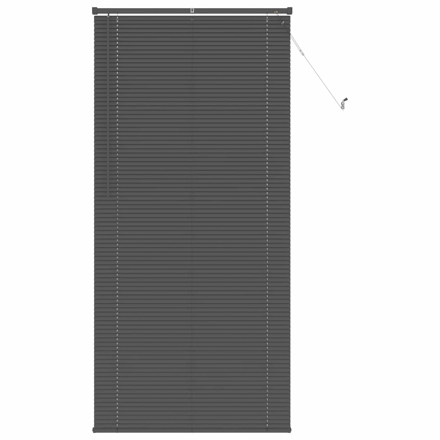 Tenda Veneziana Grigio Argento 213 x 70 cm 25 mm PVC | homemem39