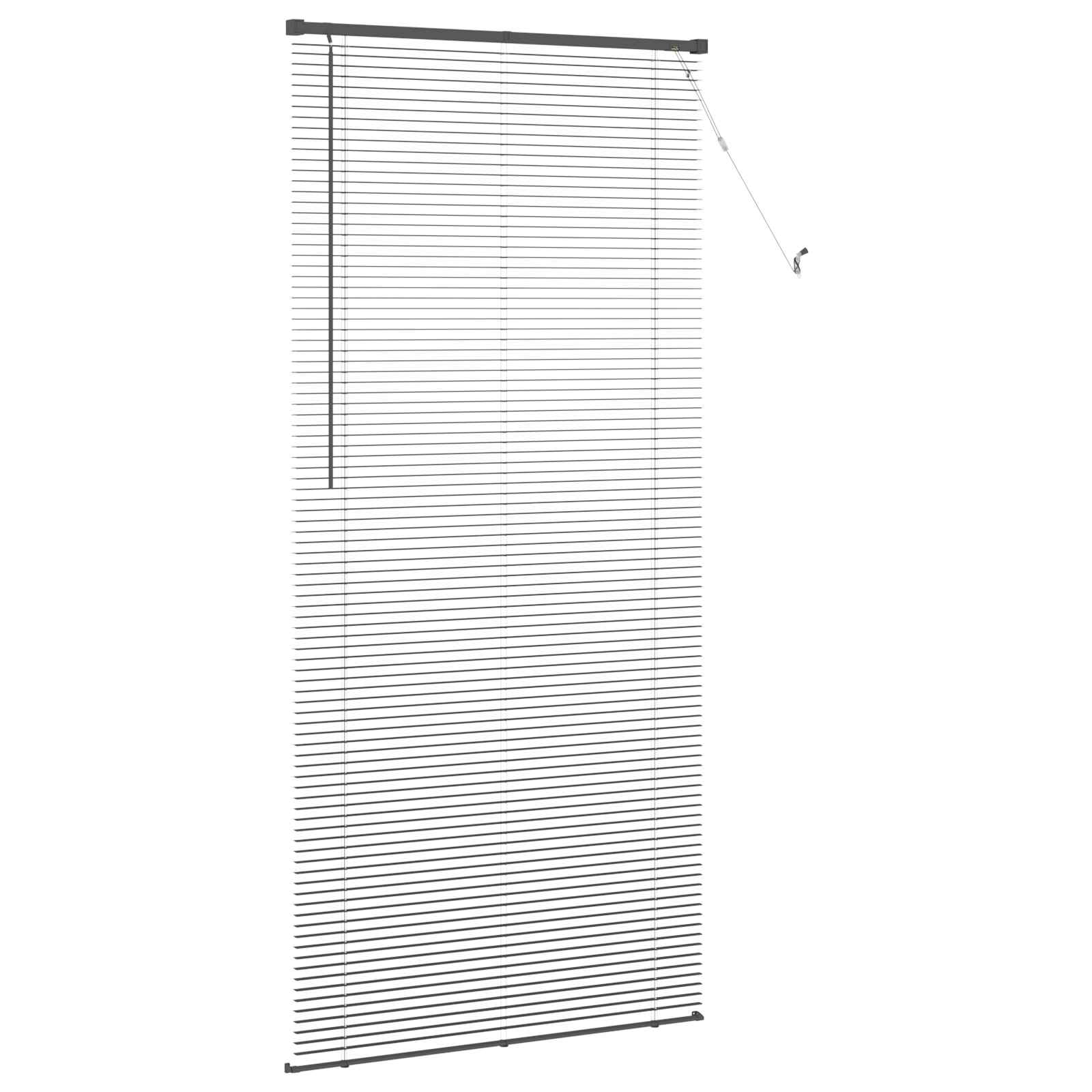 Tenda Veneziana Grigio Argento 213 x 90 cm 25 mm PVC | homemem39