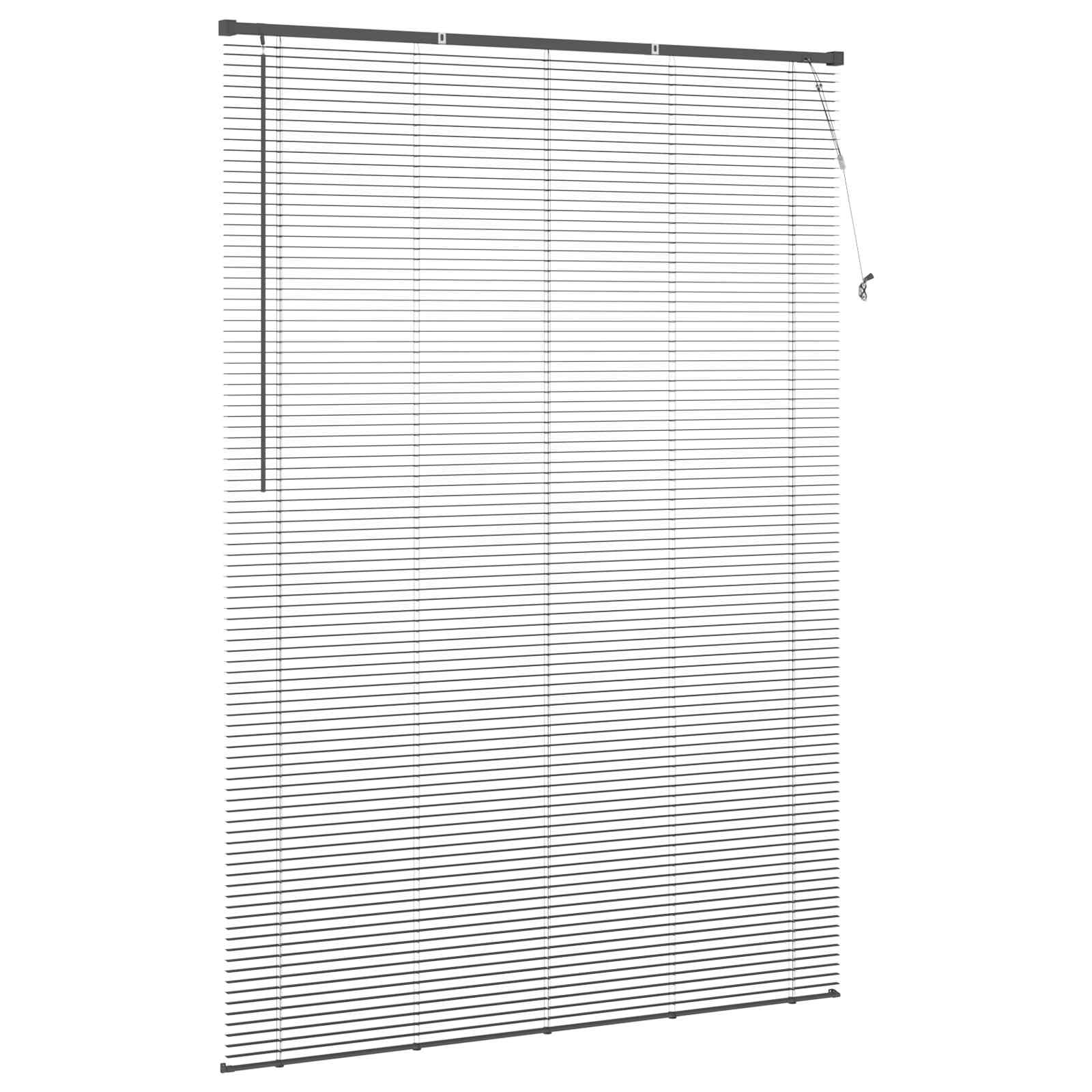 Tenda Veneziana Grigio Argento 213 x 160 cm 25 mm PVC | homemem39