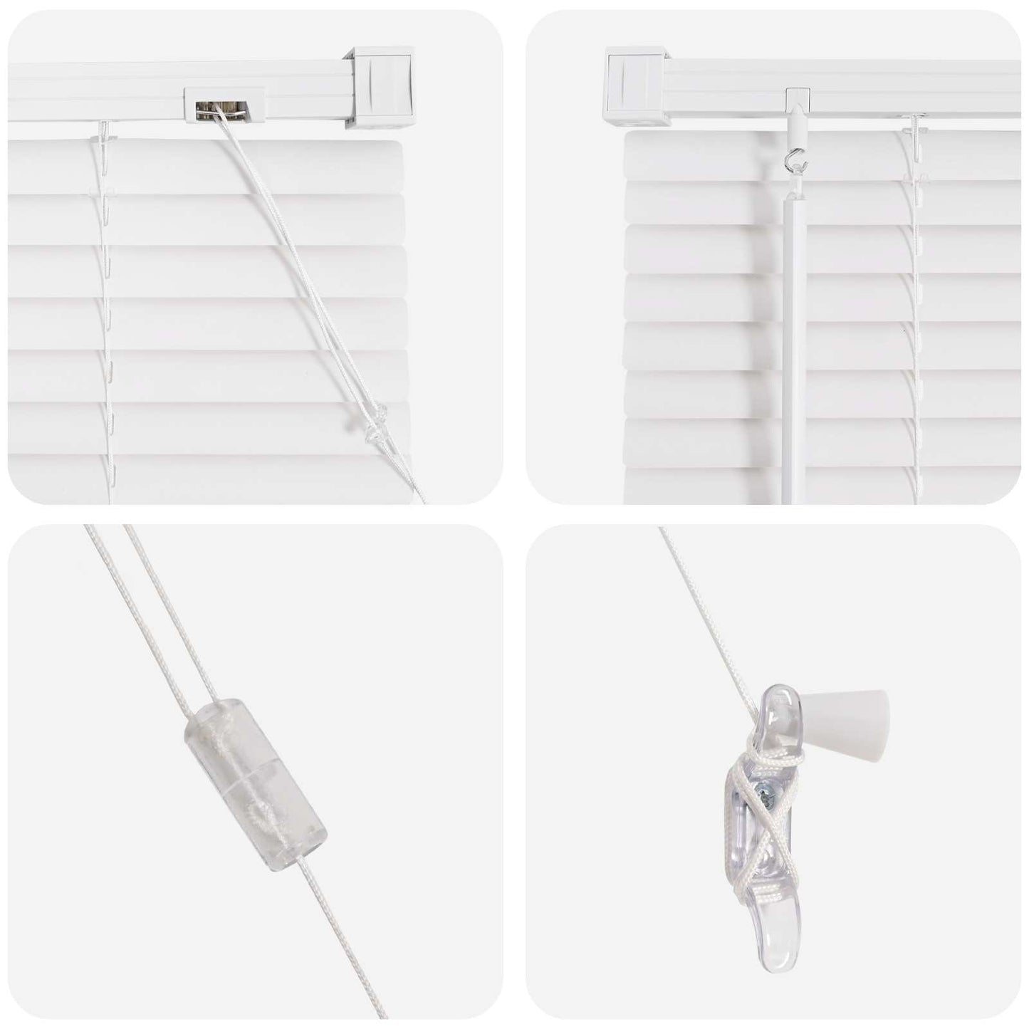 Tenda Veneziana Bianco 150 x 130 cm PVC | homemem39