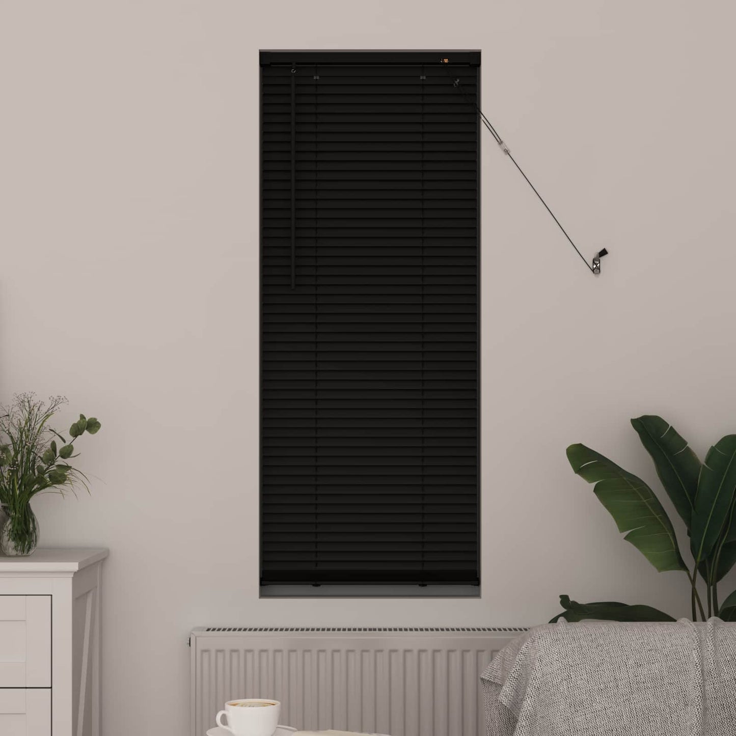 Tenda Veneziana Nero 150 x 40 cm PVC | homemem39