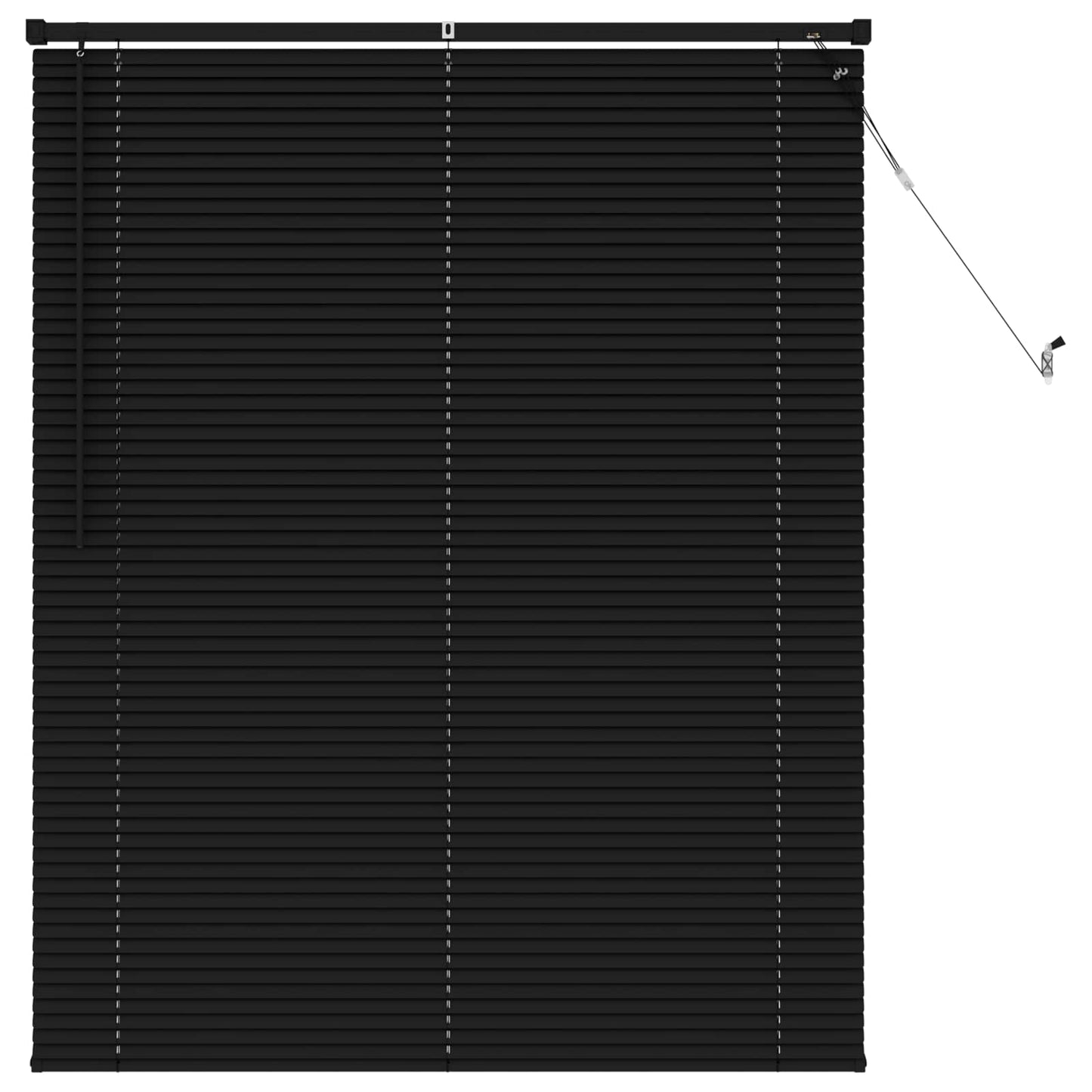 Tenda Veneziana Nero 150 x 110 cm 25 mm PVC