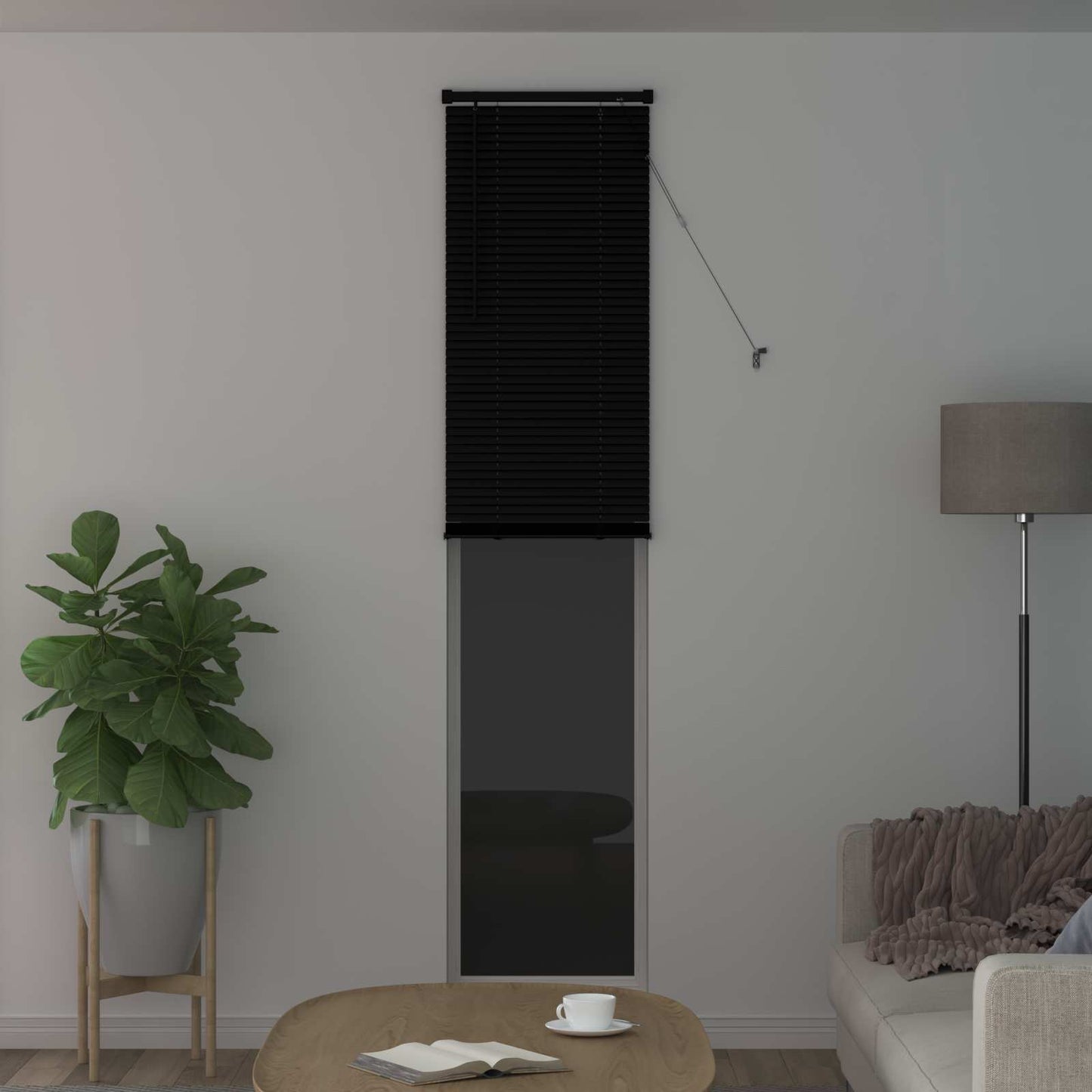 Tenda Veneziana Nero 213 x 40 cm PVC | homemem39