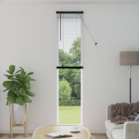 Tenda Veneziana Nero 213 x 60 cm 25 mm PVC