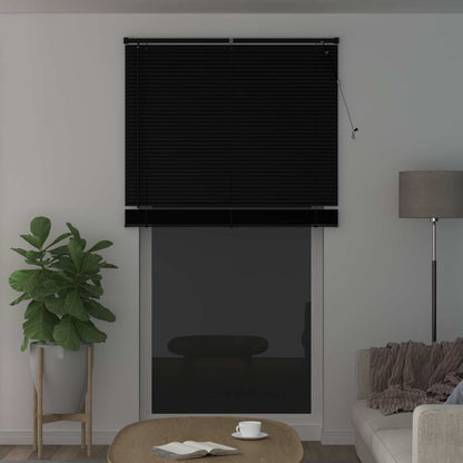 Tenda Veneziana Nero 213 x 110 cm 25 mm PVC
