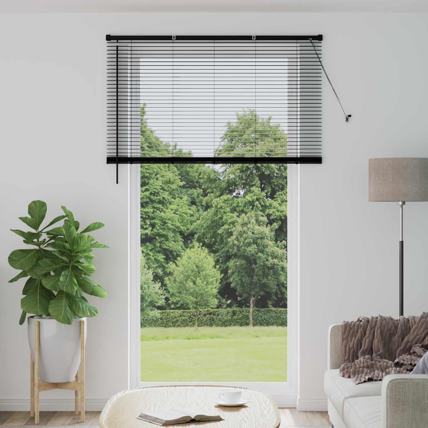 Tenda Veneziana Nero 213 x 150 cm PVC | homemem39