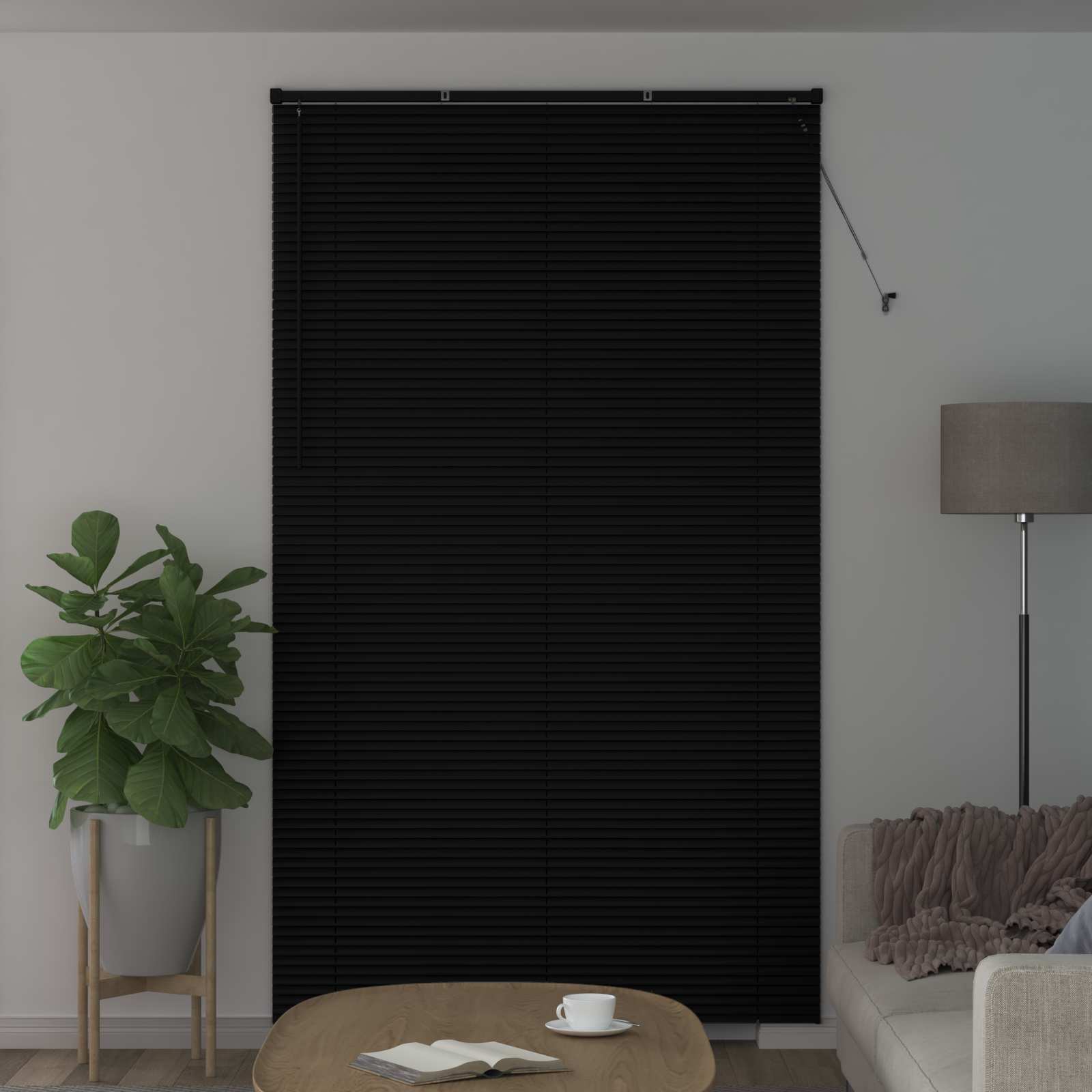 Tenda Veneziana Nero 213 x 150 cm PVC | homemem39